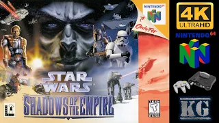 Star Wars: Shadows of the Empire | N64 | 4K60ᶠᵖˢ UHD🔴 | Longplay Walkthrough Playthrough FULL GAME