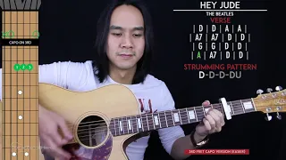 Hey Jude Guitar Cover Acoustic - The Beatles 🎸 |Tabs + Chords|