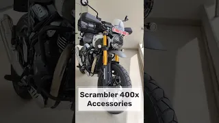 Triumph Scrambler 400X Accessories & Prices @bikeadvice