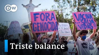 Brasil: medio millón de muertos por la pandemia