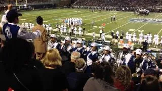 ODU Monarchs Fight Song Marching Band in the stands - Football Game