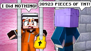 Locking my Friends in PRISON in Minecraft!