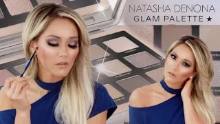 NATASHA DENONA GLAM EYESHADOW PALETTE | REVIEW & TUTORIAL | HOODED EYES | COOL-TONED EYESHADOW LOOK