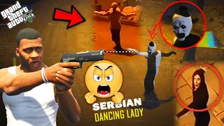 GTA 5: Now Franklin Shinchan Found Serbian Dancing Lady To Beat 😡Angry los Santos| RACOON