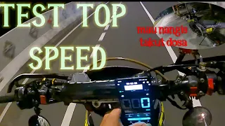 TEST TOP SPEED DTRACKER 150 STANDAR  CUMAN SEGINI‼️MAU NANGIS TAKUT DOSA‼️#topspeed #dtracker150