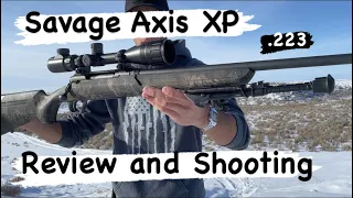 Savage Axis XP Review and Shooting - .223 Rem