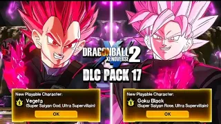 Ultra Super villain Vegeta and Goku black Official Gameplay trailer-Dragon Ball XenoVerse 2 Dlc 17