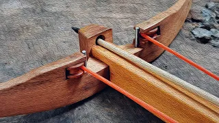 100% Handcrafted - How to build a "BULL-like " Slingshot Crossbow