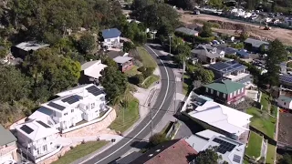 Sydney, Mooney Mooney Bridge 4K drone video.