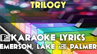 TRILOGY EMERSON, LAKE & PALMER KARAOKE LYRICS VERSION PSR S975