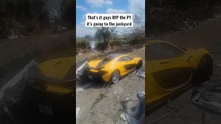 Hurricane Ian Flooded McLaren P1 Going To The Junkyard 💔 "now owned by Tavarish"