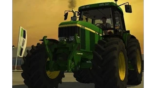 John Deere 6810  mit Balzer 2000 Grün