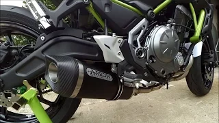 How to install Arrow exhaust on Kawasaki Z650 2017