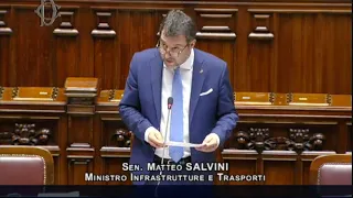 Il ministro Salvini risponde al question time alla Camera dei Deputati del 7 giugno 2023