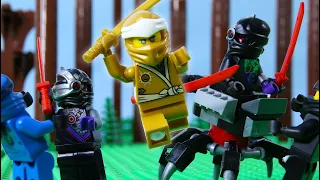 LEGO Ninjago Golden Zane Fight STOP MOTION LEGO Ninjago Zane The Hero! | LEGO Ninjago | Billy Bricks