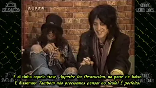 Entrevista de Slash & Izzy Stradlin ao "Power Hour" | Inglaterra - 1987 [LEGENDADO PT-BR]