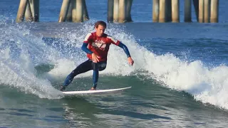 Surfing HB Pier | February 17th | 2018 (RAW)