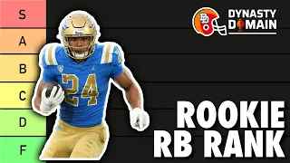 UPDATED ROOKIE RB RANKINGS AND TIERS (Dynasty Fantasy Football 2023)