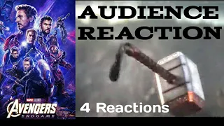Avengers Endgame Captain America lifting Mjolnir Audience Reaction  [4 Audience Reaction ]