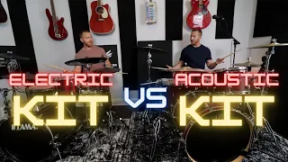 Electric vs Acoustic Drums (Recording Comparison) | Drew or Drum