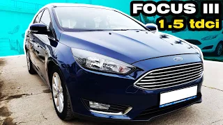 Ford Focus III FL 1.5 tdci 120 hp 2016 Hatchback | Verificare auto second hand