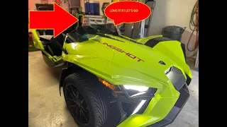 Her FIRST joy ride in and QUICK REVIEW 2021 POLARIS SLINGSHOT LIMITED EDITION R