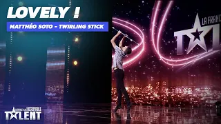 This boy is dancing with a TWERLING BATON - MATTHEO SOTO - France's Got Talent 2021