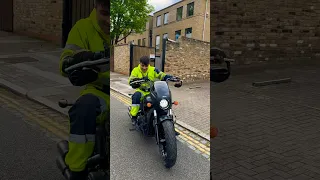 Delivery Driver Tries Cruiser For First Time #indianscoutrogue #zx6r #london #bikelife