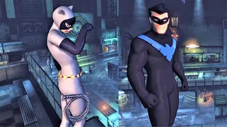 Animated Nightwing & Catwoman - Creative & Epic Finishing Takedowns | Arkham City Vol.2