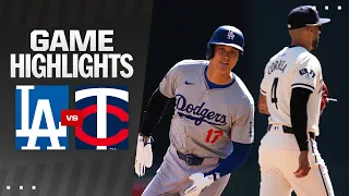 Dodgers vs. Twins Game Highlights (4/10/24) | MLB Highlights