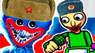 РУССКИЙ ХАГГИ ВАГГИ И БАЛДИ ! - FRIDAY NIGHT FUNKIN Huggy Wuggy [Poppy Playtime] Baldi / Балди