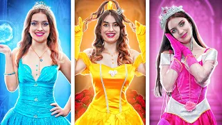 Nos Convertimos en Princesas de Disney | Cómo Convertirte en la Princesa Más Popular de la Escuela