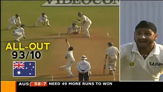 Australia 🚀93 All-out  🤯India vs Australia 2004 4th Test Match Highlights Full HD