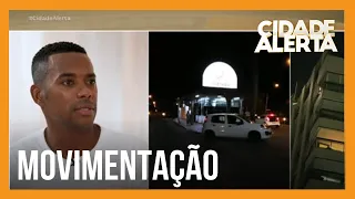 Cidade Alerta acompanha movimentação na residência de Robinho; mandado de prisão será expedido