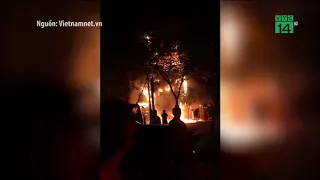 VTC14 | TP HCM: cháy lúc nửa đêm một căn nhà 5 tầng bị thiêu rụi