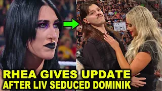Rhea Ripley Gives Update After Liv Morgan Seduced Dominik Mysterio on WWE RAW as Judgment Day is Sad