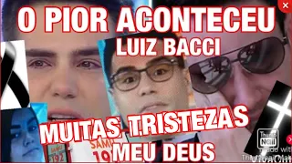 TRISTEZA NA TV RECORD APRESENTADOR LUIZ BACCI INFELIZMENTE RELEMBRA SITUCAO  DE BIANCA