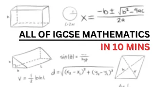 ALL of IGCSE Mathematics in 10 minutes (summary)