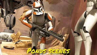 All Commander Ponds scenes - Ep. 2, The Clone Wars