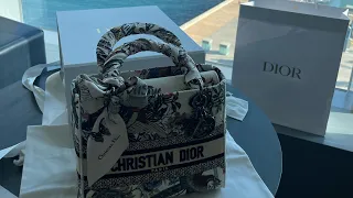 Unboxing Christian Dior Medium LADY D-LITE BAG