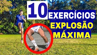 10 Exercícios de Explosão Muscular Máxima | Treino para Aumentar sua Velocidade Explosiva
