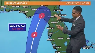 Hurricane Idalia: Tuesday morning update on path, category