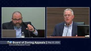 Board of Zoning Appeals - May 22, 2024