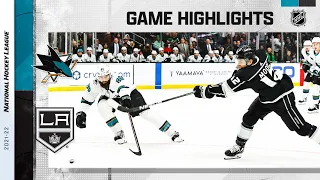 Sharks @ Kings 3/17 | NHL Highlights 2022