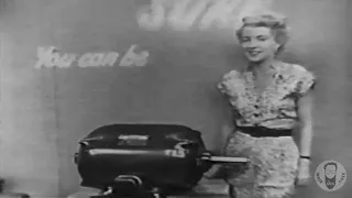 VINTAGE 1951 COMMERCIAL FOR WESTINGHOUSE ELECTRIC MOTORS W/BETTY FURNESS