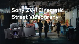 Sony ZV-1 Cinematic Street Videography in OSAKA