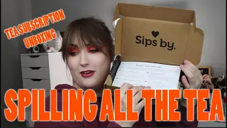 SPILLING THE TEA-Sips By October Unboxing| Megan Marie