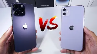 iPhone 14 Pro Max VS iPhone 11! (Cameras, Speed Test, Display & Speakers)