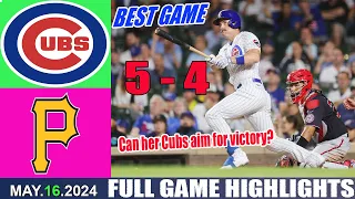Chicago Cubs Vs. Pittsburgh Pirates [TODAY] GAME HIGHLIGHTS | MLB Season 2024