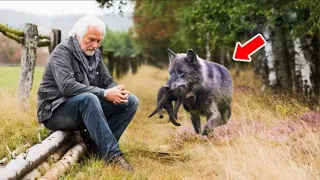 The She Wolf Gave Her Baby To This Old Man Then He Does Something Wonderful